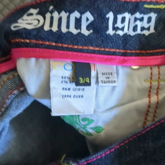 Y2K COOGI Boot Cut Jeans Size 3/4 in seam 33 and 1/2 - Picture 9 of 14